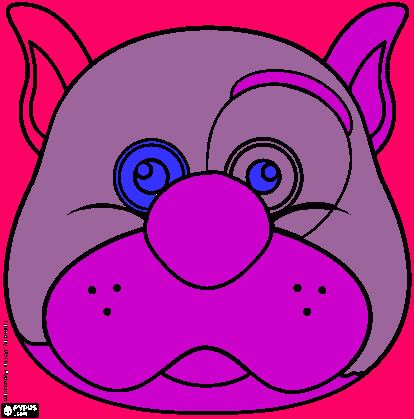 a dog picture for you coloring page