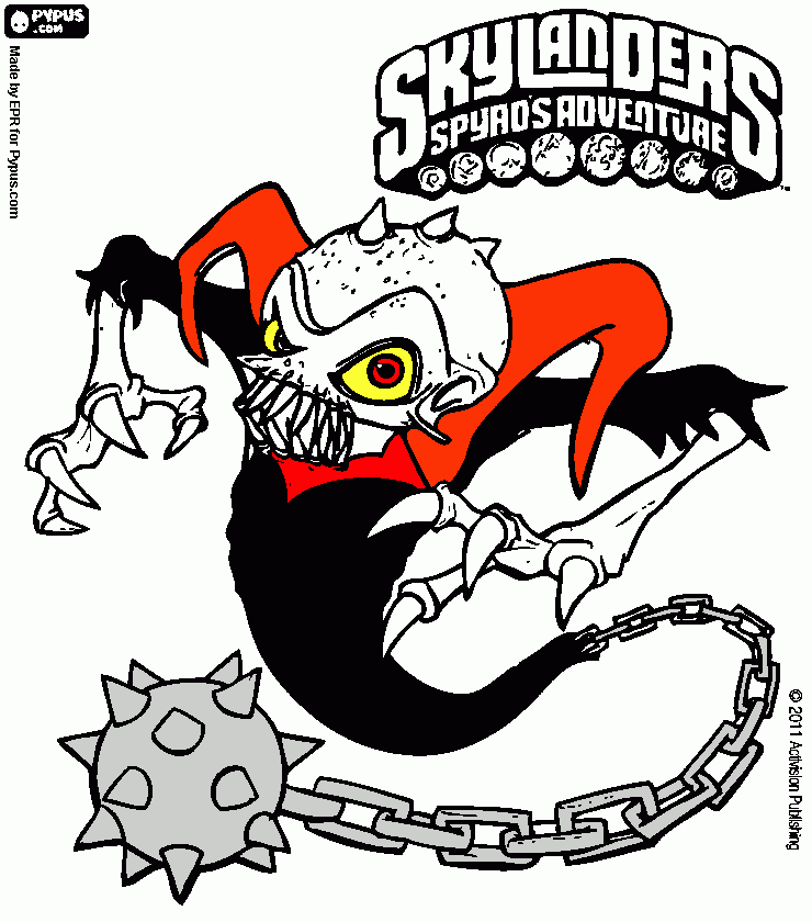 A picture of Ghost Roaster coloring page