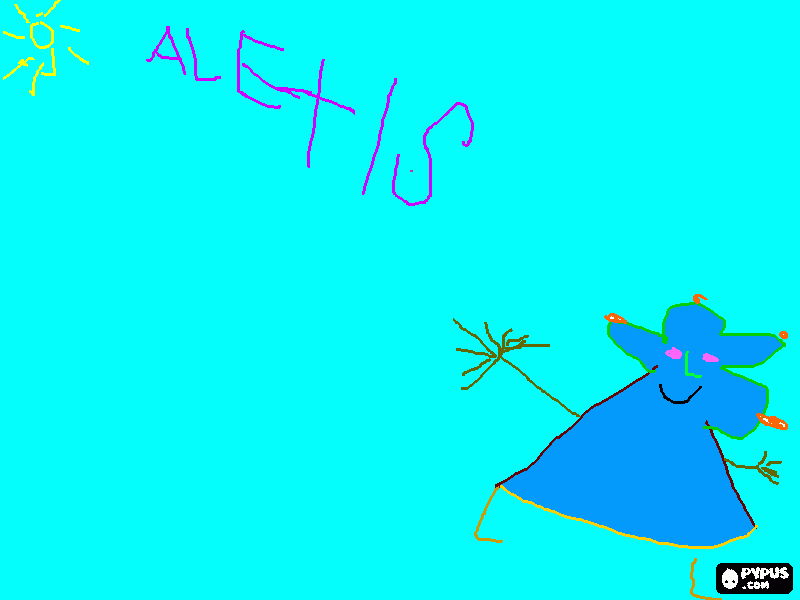alexis coloring page