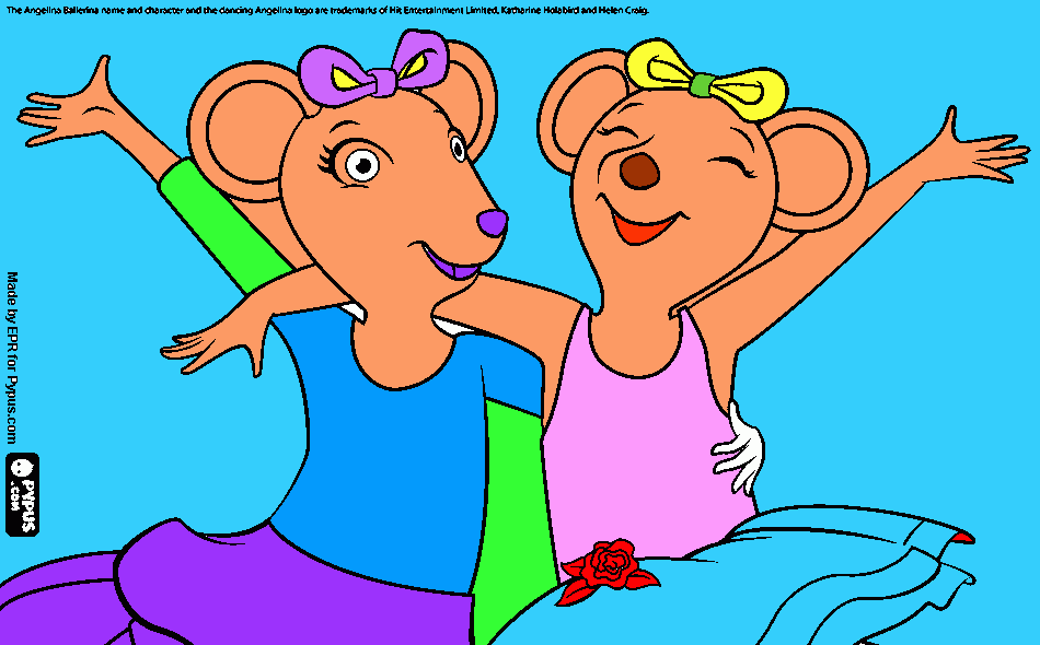 Angalina coloring page