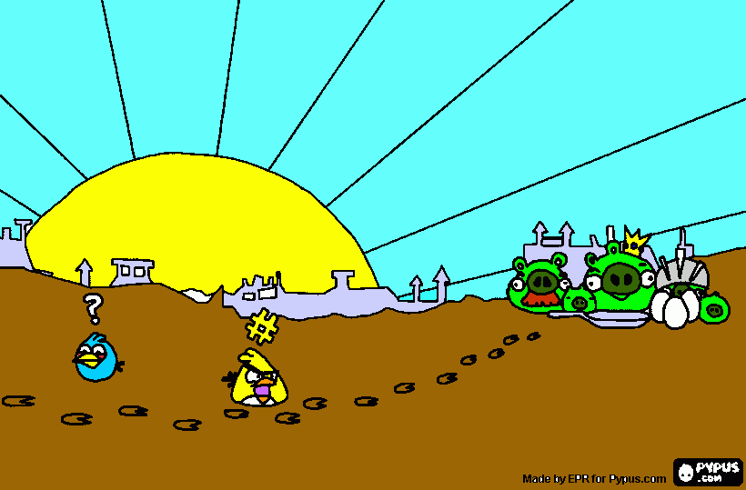 Angry Birds Picture for Mason coloring page