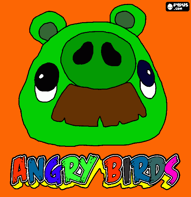 Angry Birds Picture coloring page
