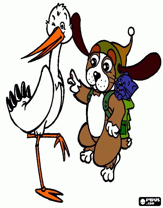 Animals! coloring page