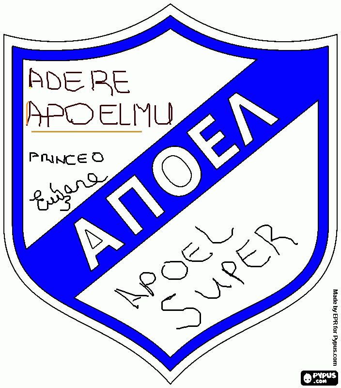 apoel Fc Logo coloring page