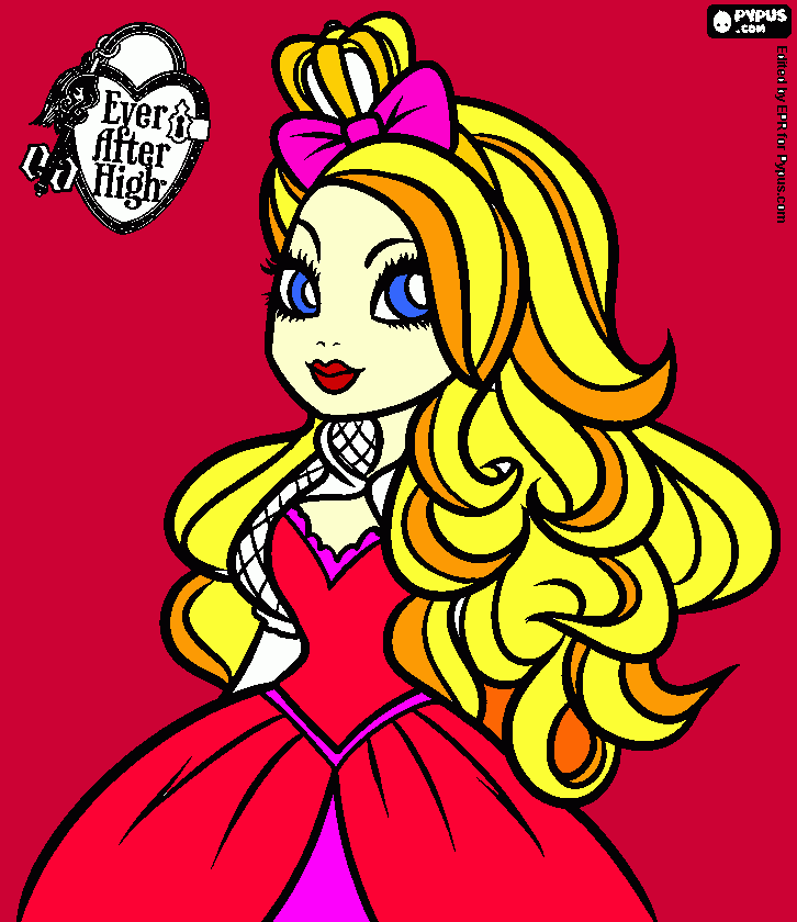 applewhite coloring page
