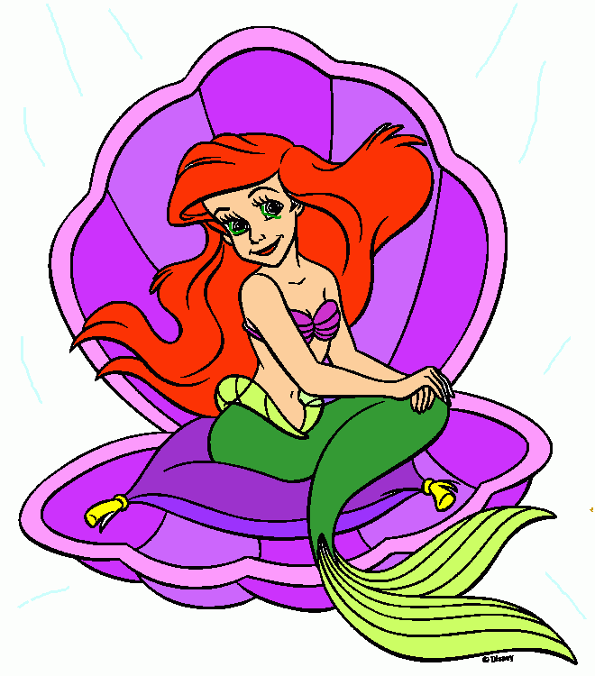Ariel, The Singing Princess coloring page