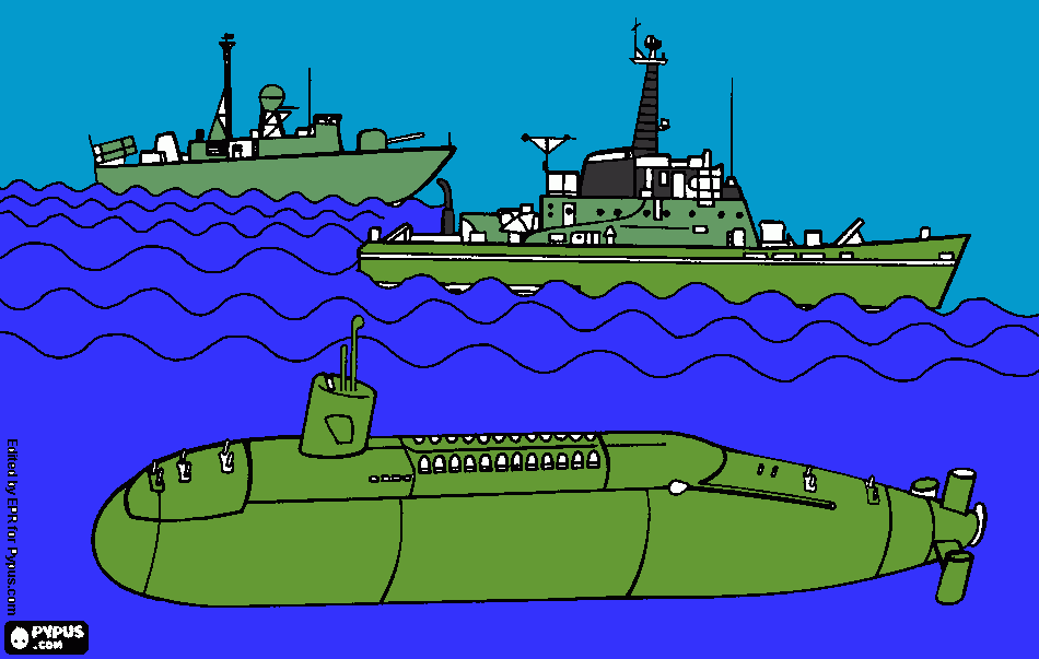 army picture coloring page
