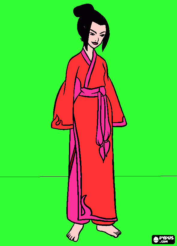 Azula coloring page