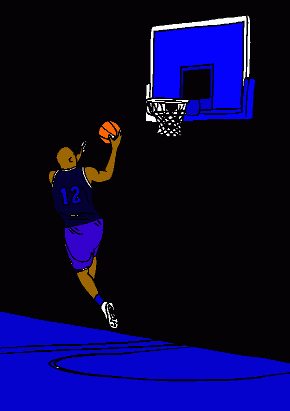 b ball coloring page