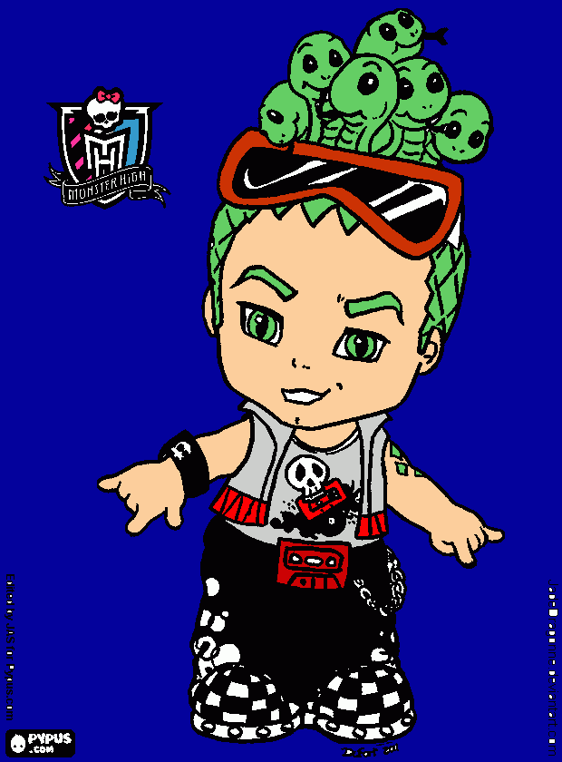 baby deuce coloring page