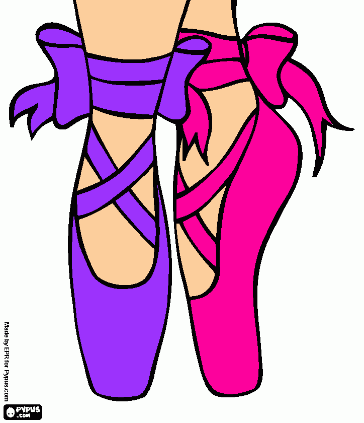 balett coloring page