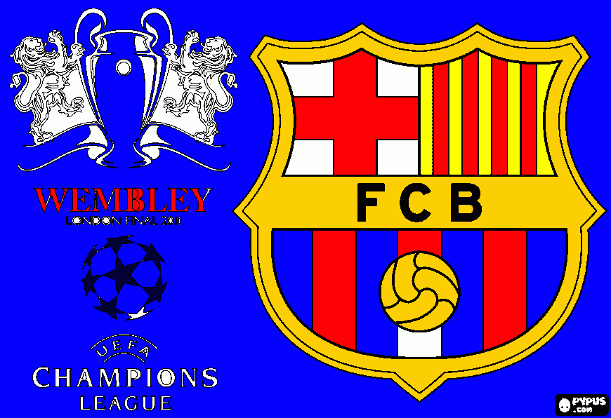 barceloa coloring page