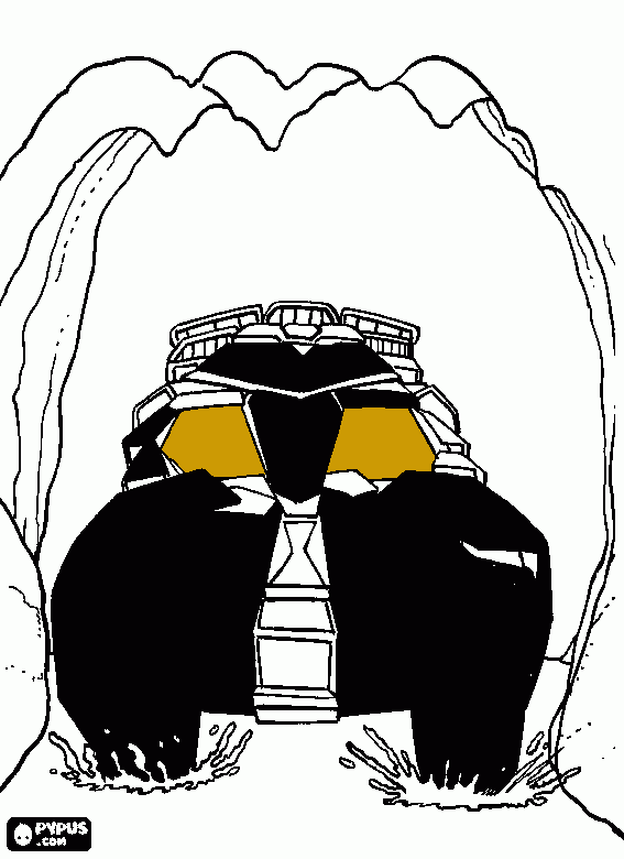 BATMAN CAR coloring page