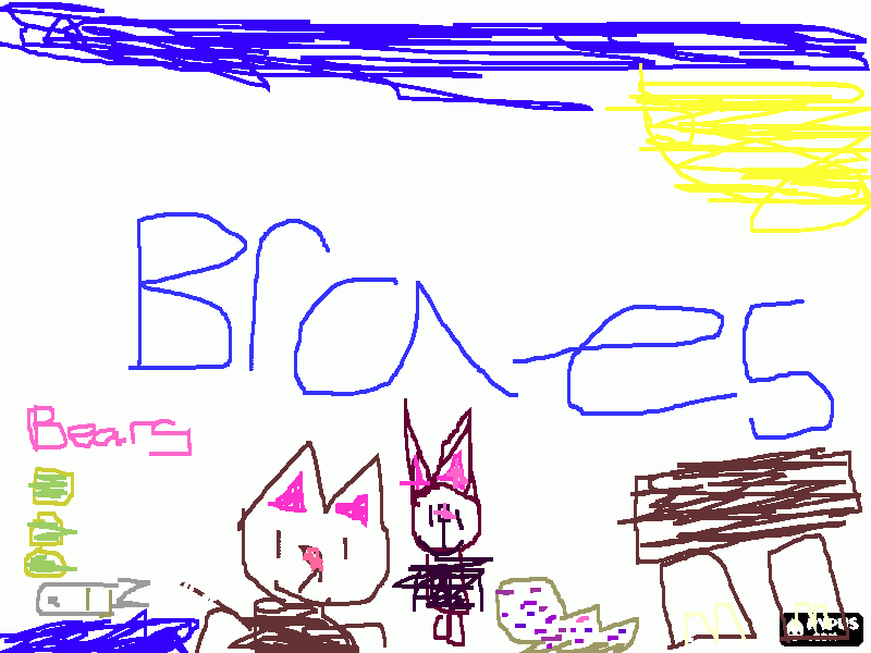 Bears Braes coloring page