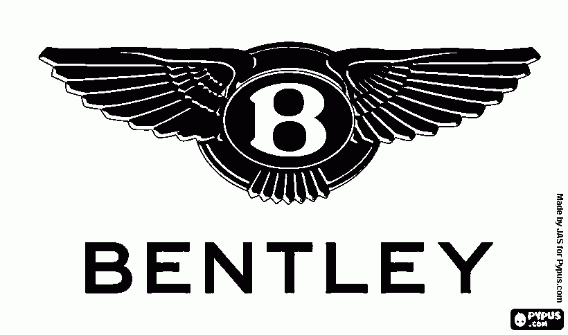 bentley coloring page