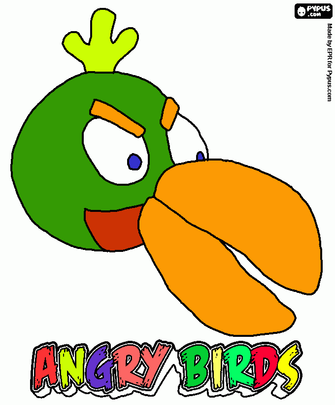 bibi coloring page