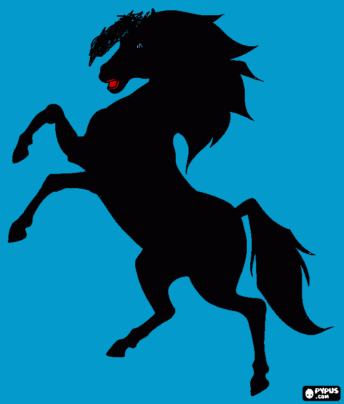 Black Beauty coloring page