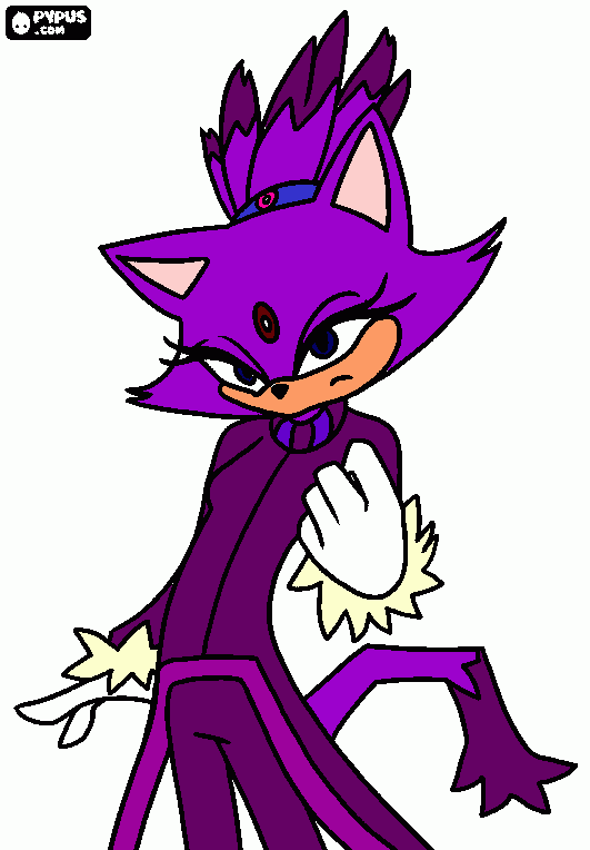 Blaze coloring page