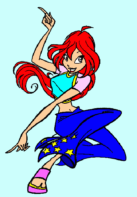 bloom coloring page