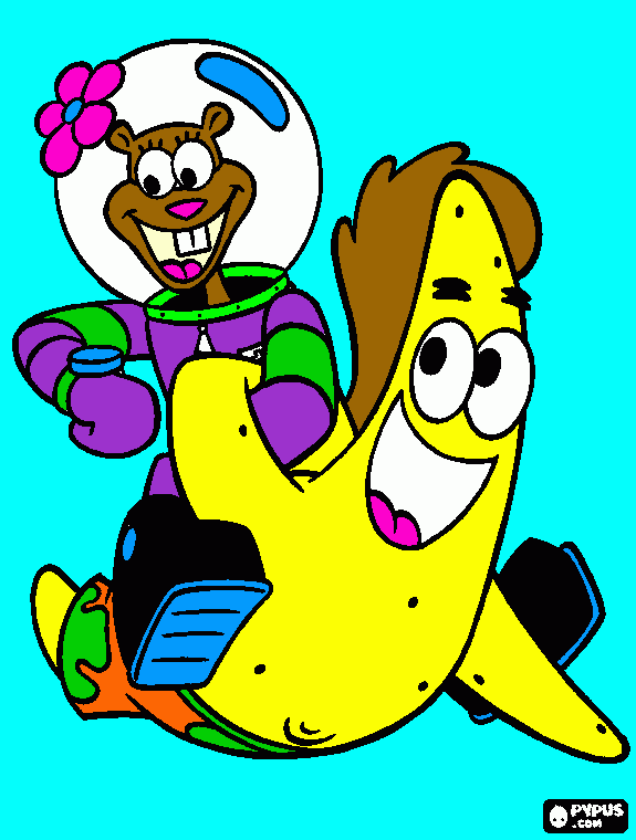 Bob l'éponge coloring page