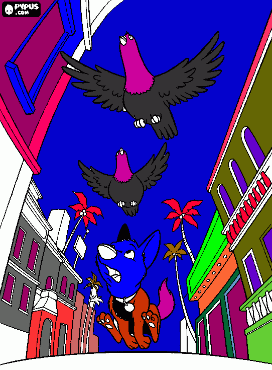 bold coloring page