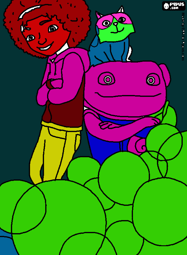 boov coloring page