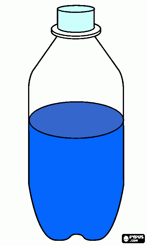 bottle science fair coloring page