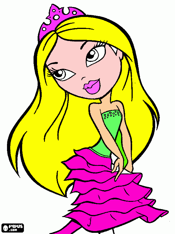 Bratzs coloring page