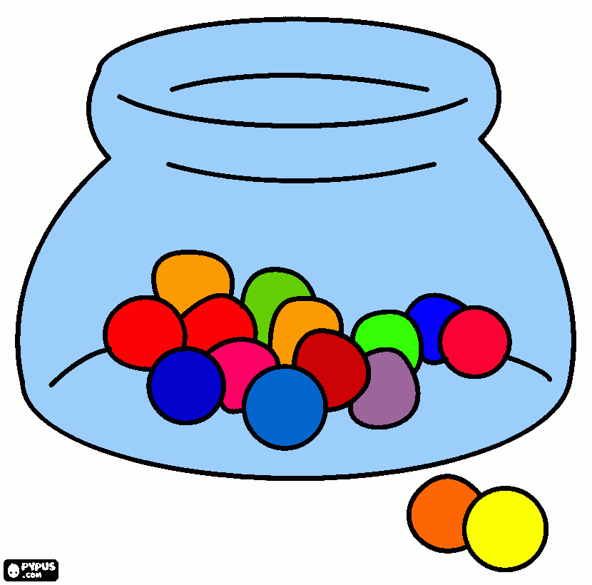 bubble gum! coloring page