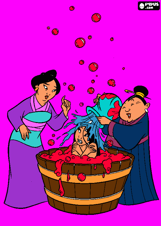 bubles coloring page