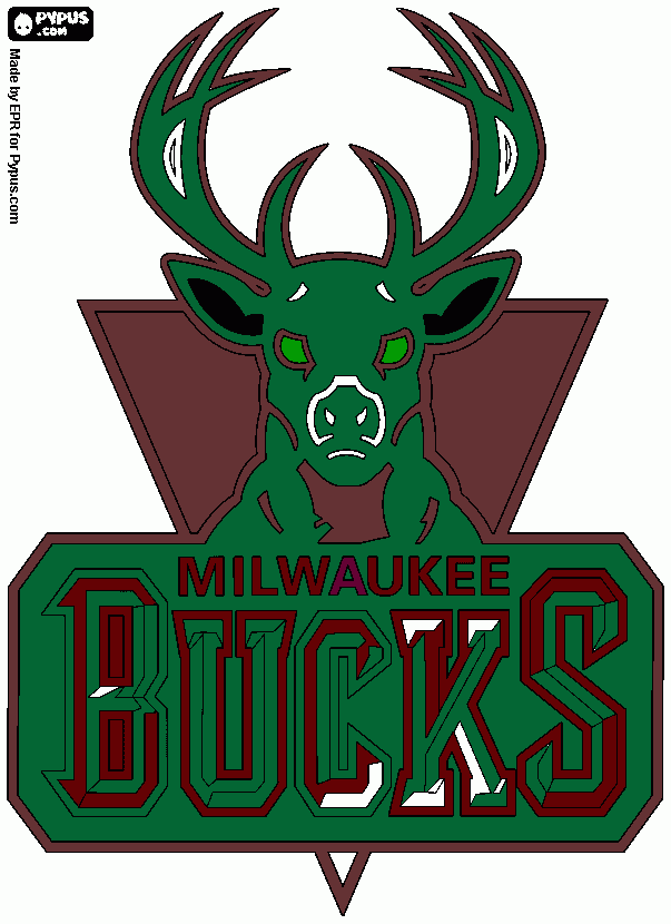bucks. coloring page
