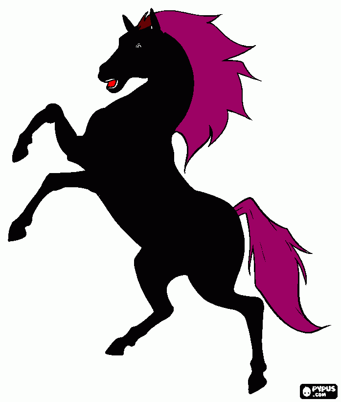 calul naravas coloring page