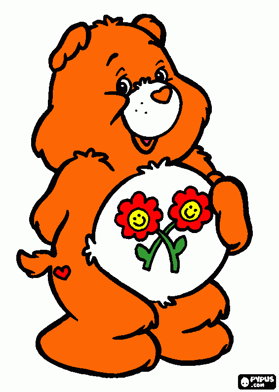 carebear coloring page