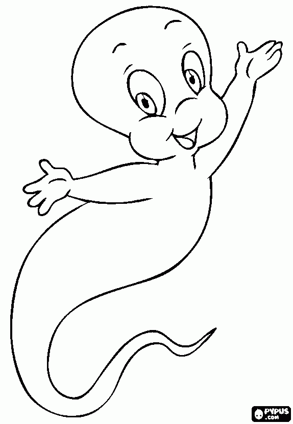 casper coloring page
