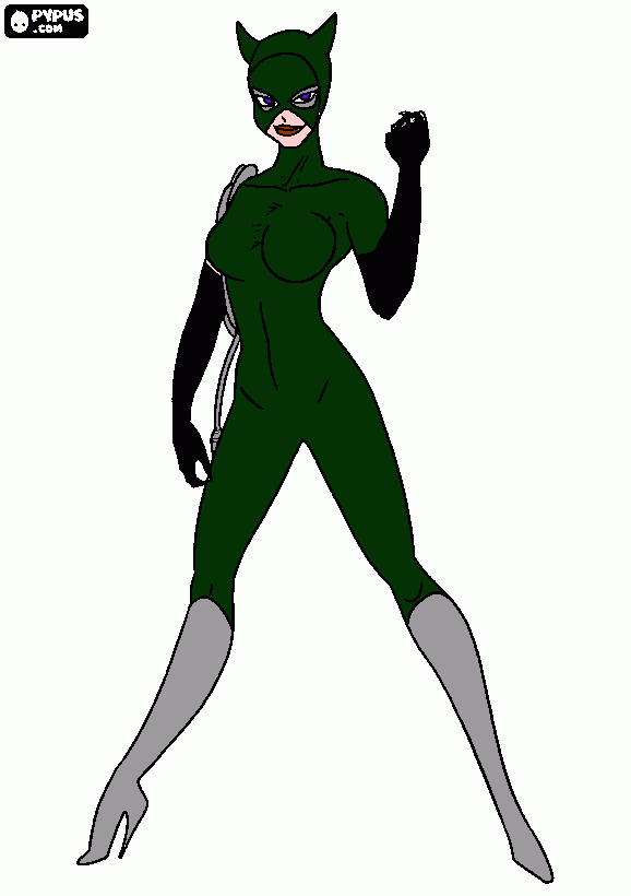 Catwoman (Batman) coloring page