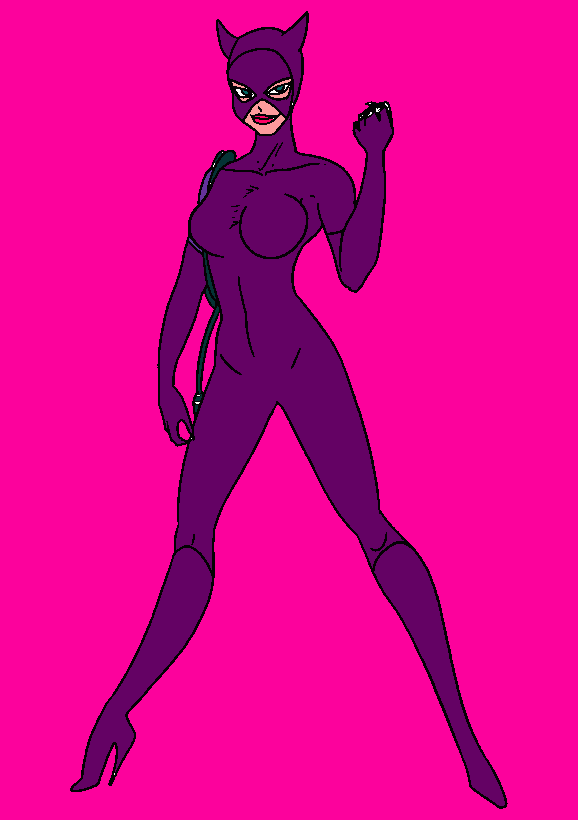 Catwoman coloring page