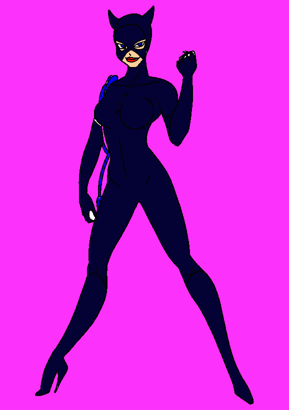 catwomen coloring page