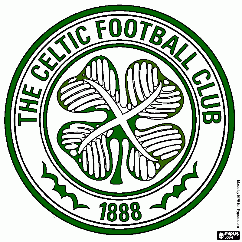 celtic fc coloring page