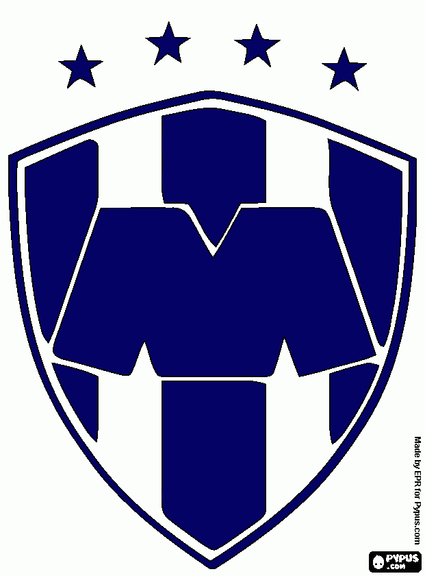 CF Monterrey coloring page