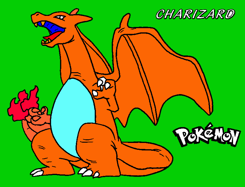 Charizard coloring page