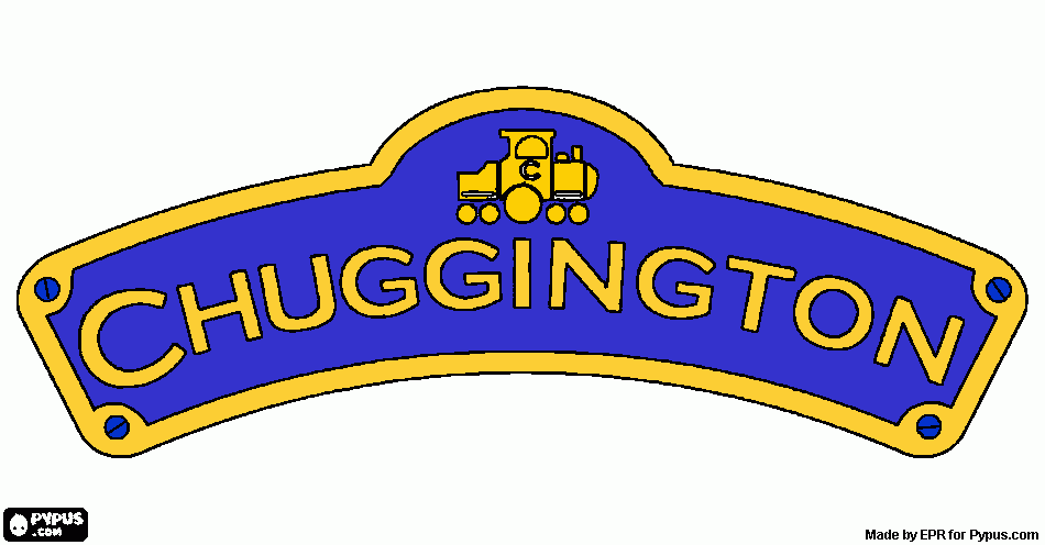 chuggington sign coloring page