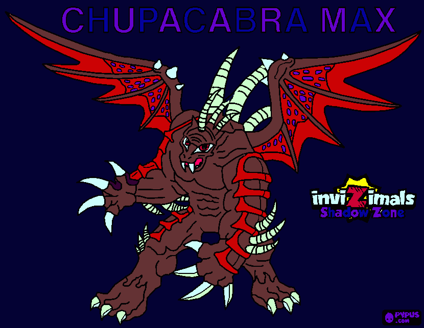 chupacabra coloring page