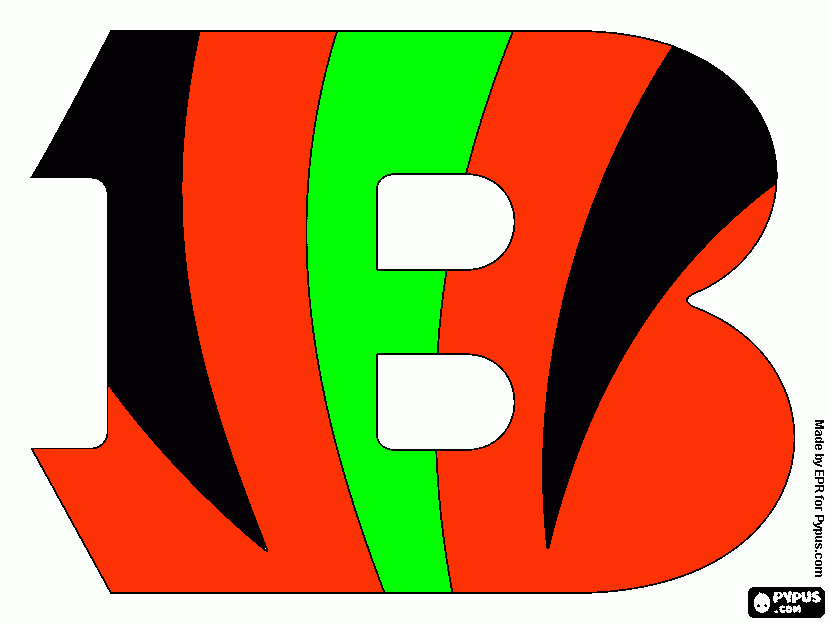Cincinnati Bengals, football team coloring page