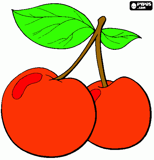 ciresele lui Nica coloring page