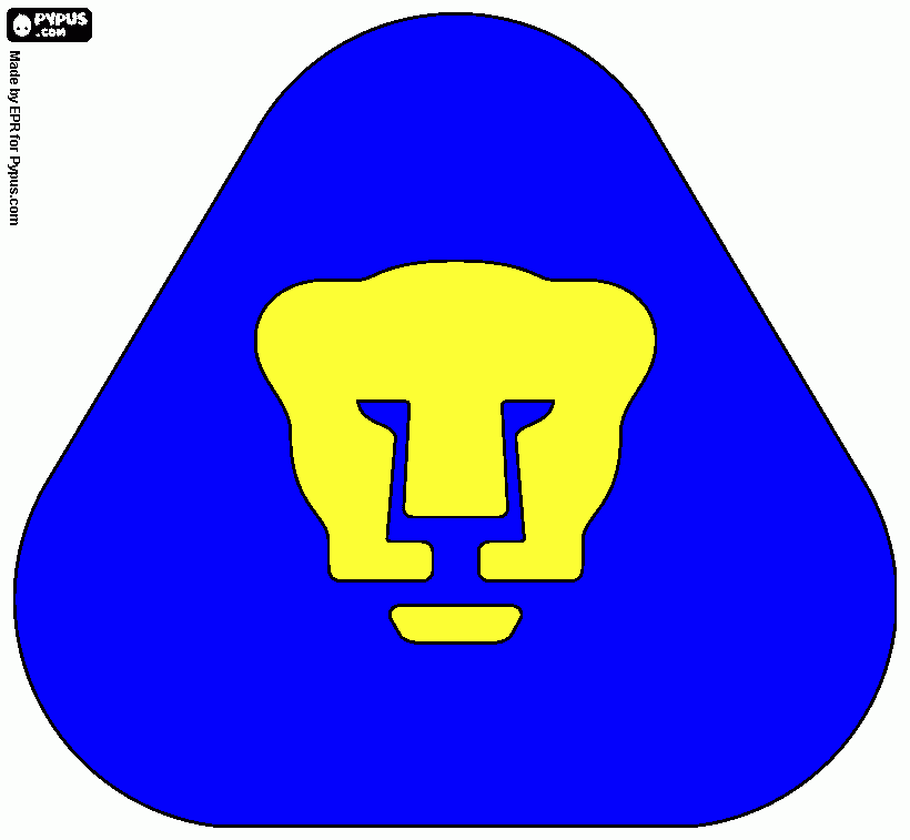 Club Universidad Nacional coloring page