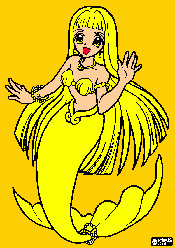 Coco, Yellow Pearl Voice coloring page