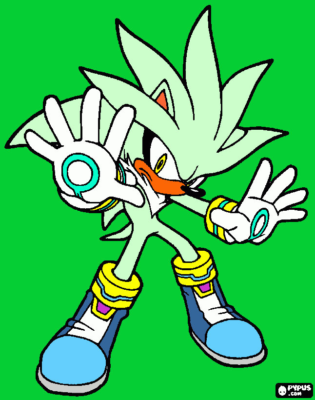 Cody's Sonic coloring page