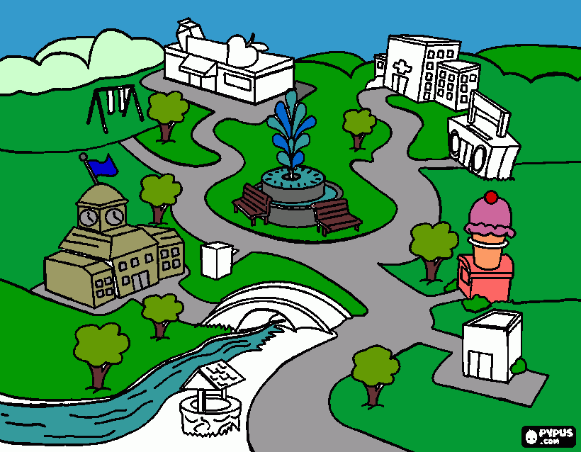 colors coloring page