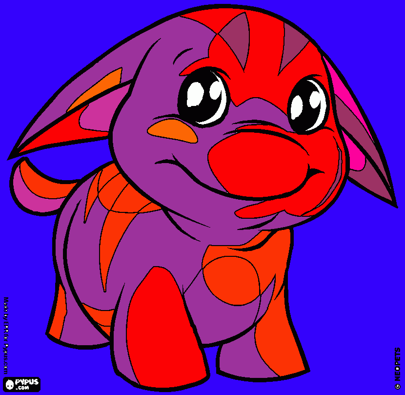 cutie pie coloring page