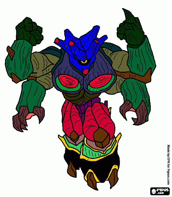 cyclops coloring page